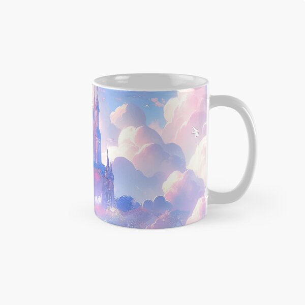 Item preview, Dreamy Serene Magical Pastel Cloud Castle designed and sold by bubblegoth.