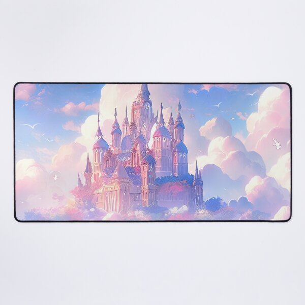 Item preview, Dreamy Serene Magical Pastel Cloud Castle designed and sold by bubblegoth.
