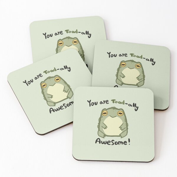 Item preview, Happy toad pun designed and sold by FlowMinnow.