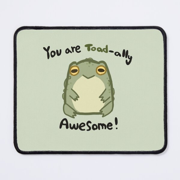 Item preview, Happy toad pun designed and sold by FlowMinnow.