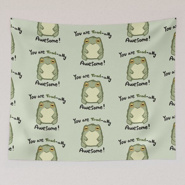 Item preview, Happy toad pun designed and sold by FlowMinnow.