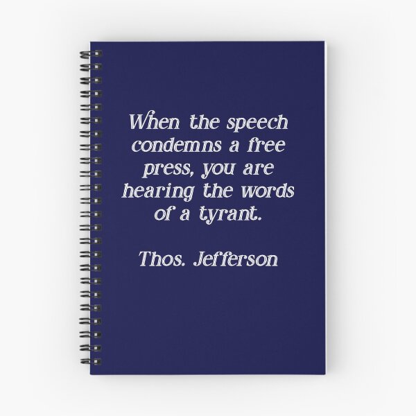 Item preview, Thomas Jefferson on a Free Press designed and sold by Pixelchicken.