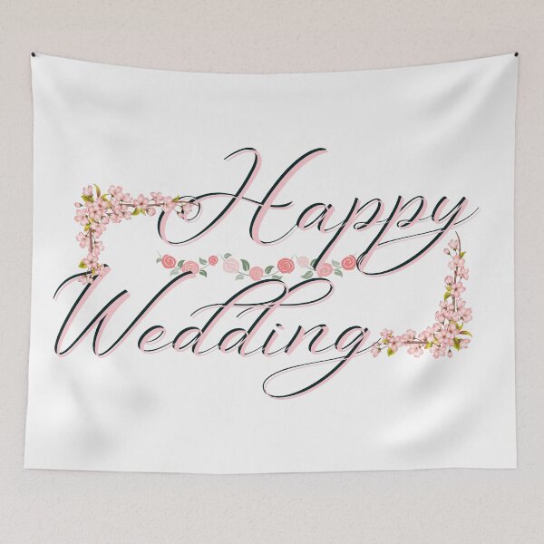 Item preview, Copy of Happy wedding- Happy Valentin's day designed and sold by Modern-Tropical.