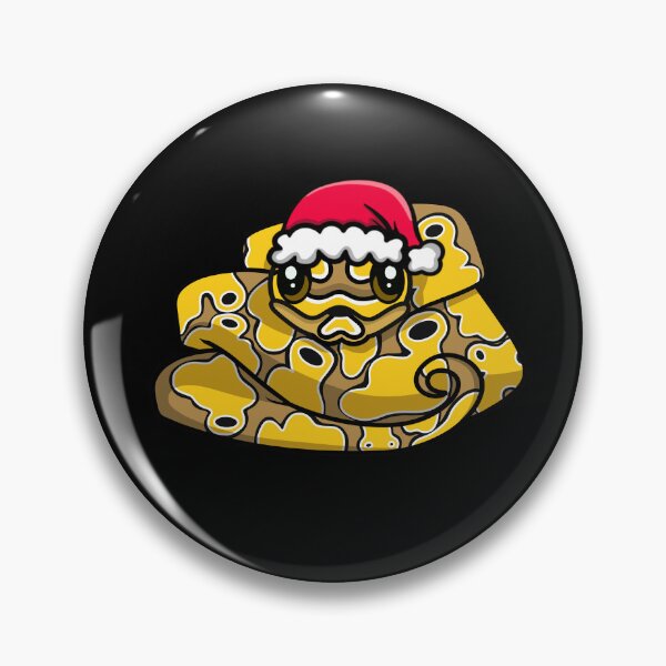 Artikelvorschau, Niedlicher Pastell-Kugelpython mit Weihnachtsmannmütze entworfen und verkauft von eternallygifted.