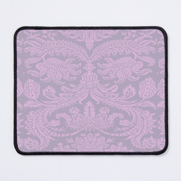 Item preview, Pink on Lilac Medieval Damask Scrolls designed and sold by JamieWetzel.