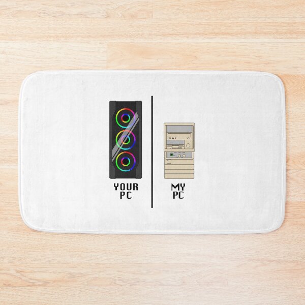 Item preview, Your PC, My PC - black text designed and sold by CCCDesign.