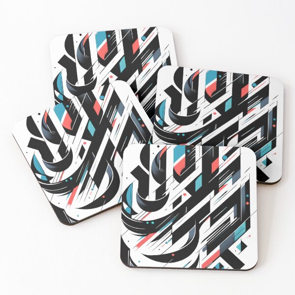 Item preview, Geometric Elegance: Calligraphy Reimagined designed and sold by Malas-ART.