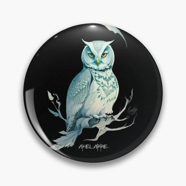 Item preview, Tribal white owl, Akelarre designed and sold by AkelarreDesigns.