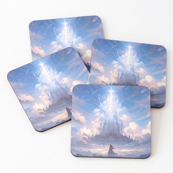 Item preview, Celestial Luminous Sky Cloud Kingdom Castle designed and sold by bubblegoth.