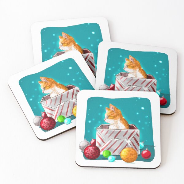 Item preview, Cute Christmas Kitten designed and sold by Cpiol-Art.