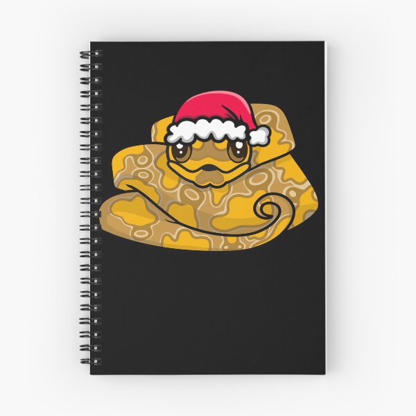Item preview, Cute Caramel Albino Ball Python in Santa Hat designed and sold by eternallygifted.