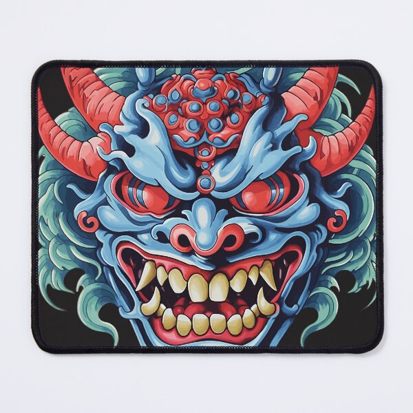 Item preview, Japanese Hannya mask traditional tattoo designed and sold by Snifferius.