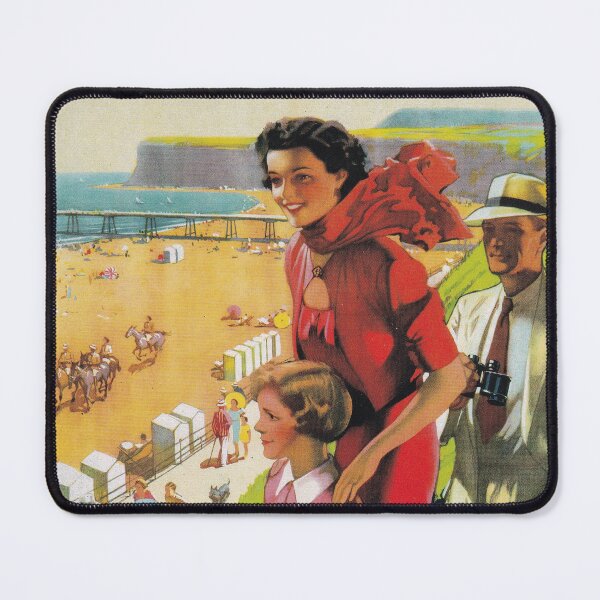 Item preview, Saltburn & Marske-by-the-Sea - Vintage Railway Travel Poster - 1923-1947 designed and sold by BASlade93.