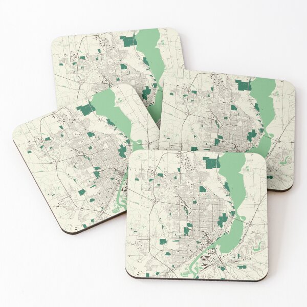 Item preview, Peoria Street Map designed and sold by mapsbymo.