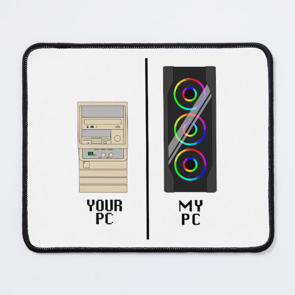 Item preview, Your PC, My PC - reversed - black text designed and sold by CCCDesign.