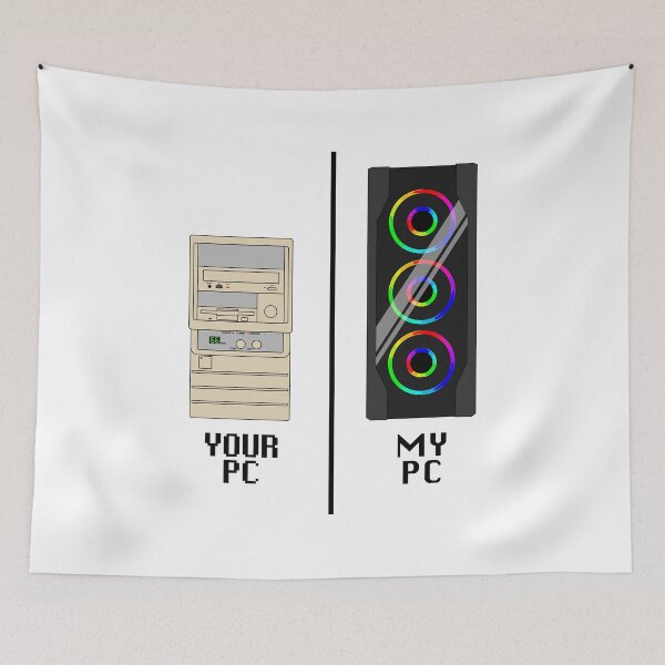 Item preview, Your PC, My PC - reversed - black text designed and sold by CCCDesign.