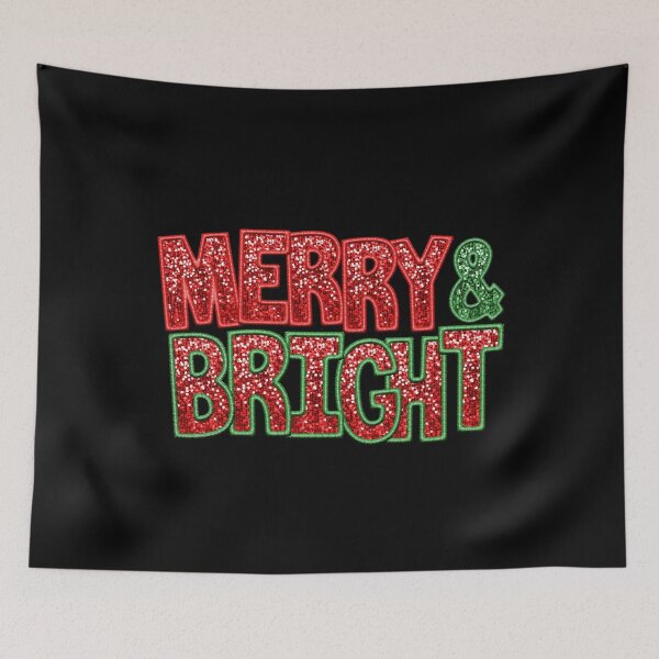 Item preview,  Merry and Bright Sequin Christmas Vibes  designed and sold by Smix Pixels.