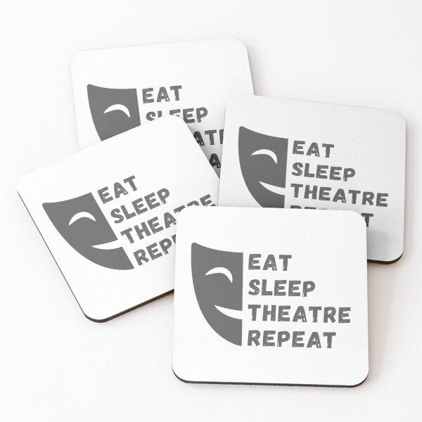 Item preview, Eat Sleep Theatre Repeat Funny Gift Ideas for Theater Actors Stage Managers & Drama Students Classic designed and sold by thorfinnshop.