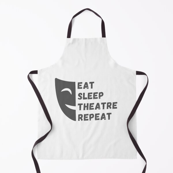 Item preview, Eat Sleep Theatre Repeat Funny Gift Ideas for Theater Actors Stage Managers & Drama Students Classic designed and sold by thorfinnshop.