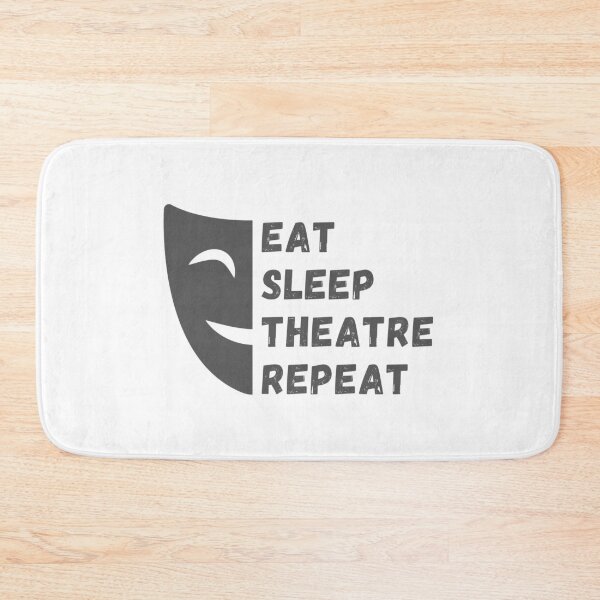 Item preview, Eat Sleep Theatre Repeat Funny Gift Ideas for Theater Actors Stage Managers & Drama Students Classic designed and sold by thorfinnshop.