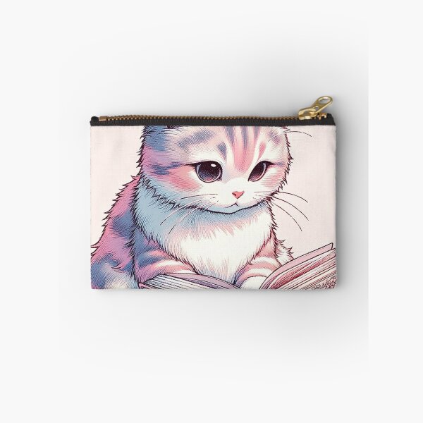Item preview, Cute cat reading a book designed and sold by Hissa-O.