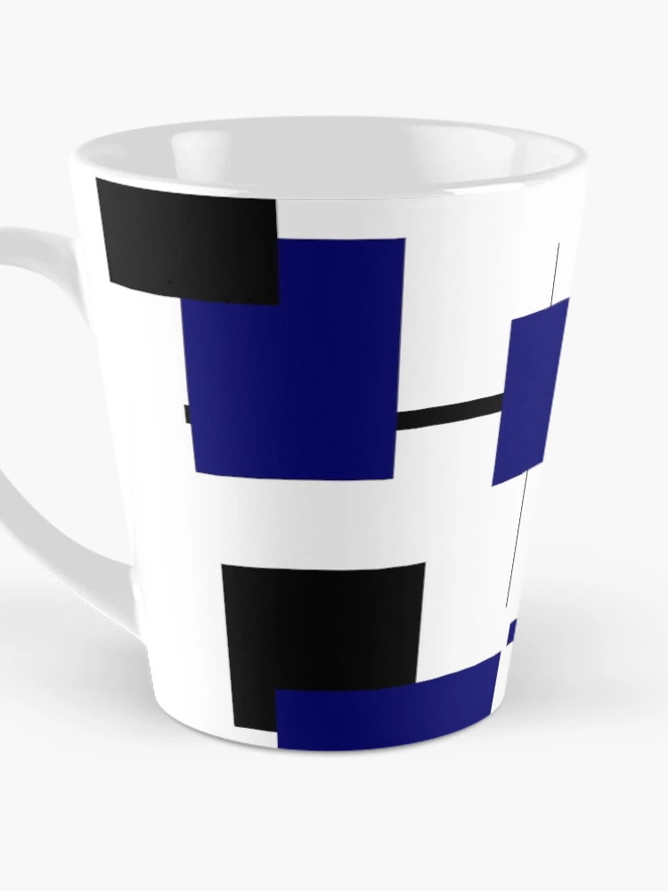 Thumbnail 3 of 4, Coffee Mug, Rectangular Pattern 5 designed and sold by supernova23.