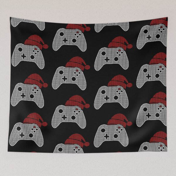 Item preview, Gaming Controller Christmas with Wool Knitting Design designed and sold by CottonGarb.