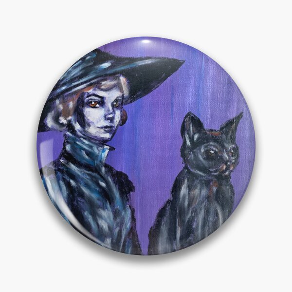 Item preview, Witch with the cat designed and sold by Roxane Gautreau.