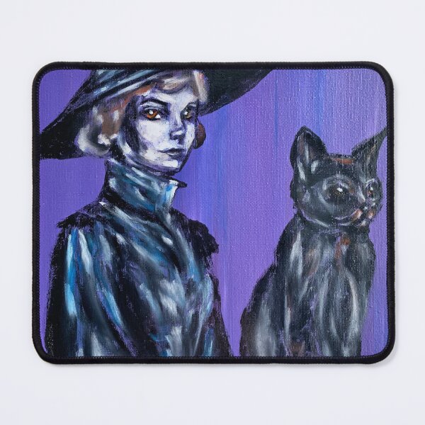 Item preview, Witch with the cat designed and sold by Roxane Gautreau.