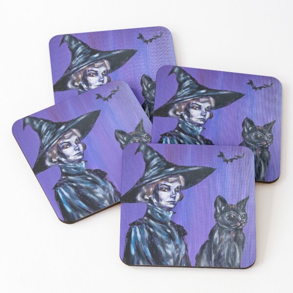 Item preview, Witch with the cat designed and sold by Roxane Gautreau.