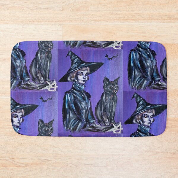 Item preview, Witch with the cat designed and sold by Roxane Gautreau.