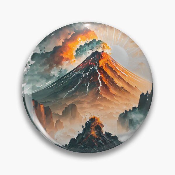 Item preview, Volcanic Majesty: Eruption at Sunset designed and sold by PragmaticP.