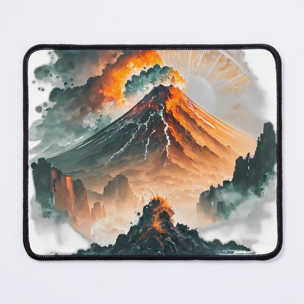 Item preview, Volcanic Majesty: Eruption at Sunset designed and sold by PragmaticP.