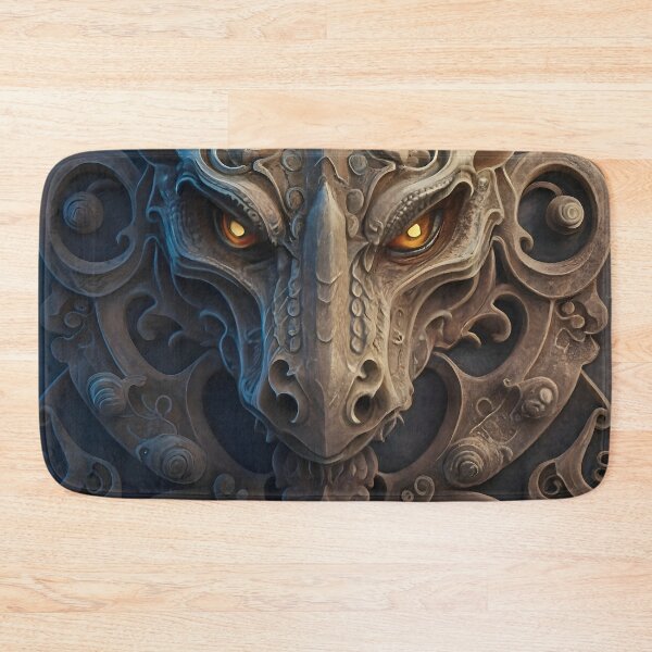 Item preview, Medieval Stone Gargoyle Dragon Carving designed and sold by DragonRealms.