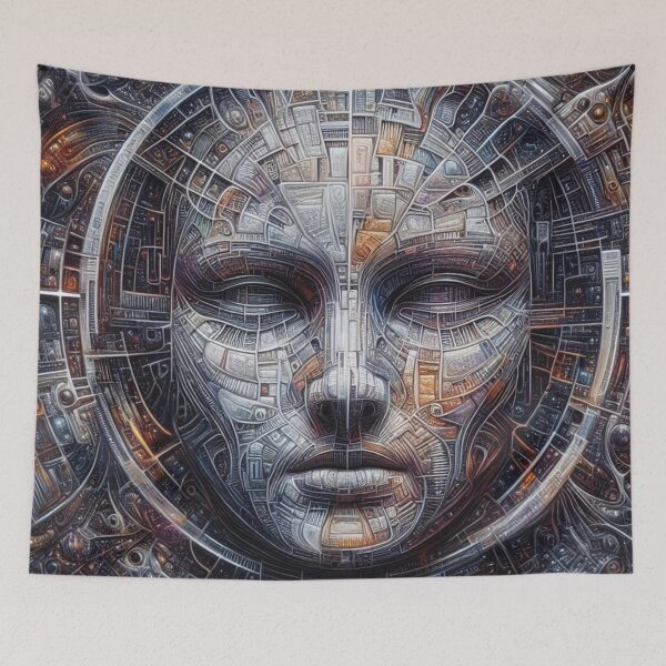 Item preview, The Face of Tecnology designed and sold by gabrieltiveron.