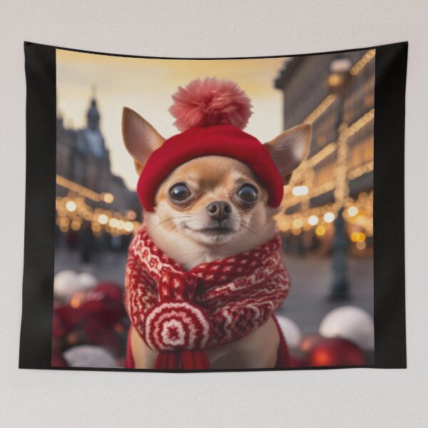 Item preview, AnimalSmiles - A Cozy Winter with My Chihuahua designed and sold by Angelsmiles.