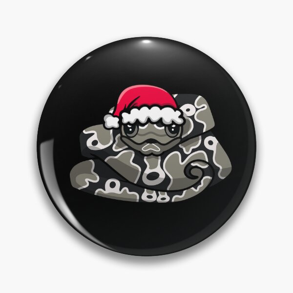 Artikelvorschau, Niedlicher axanthischer Ballpython mit Weihnachtsmannmütze entworfen und verkauft von eternallygifted.