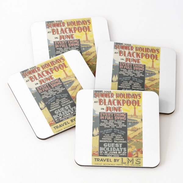 Item preview, Blackpool - Vintage Railway Travel Poster - 1923-1947 designed and sold by BASlade93.