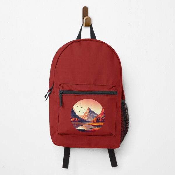 Item preview, Low Poly Autumn Mountain and Lake designed and sold by SebastianArt75.