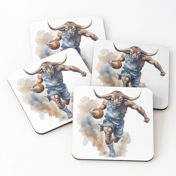Item preview, Big Crazy Dangerous Bull as Basketball Player  designed and sold by Sp3ctrumOfColor.