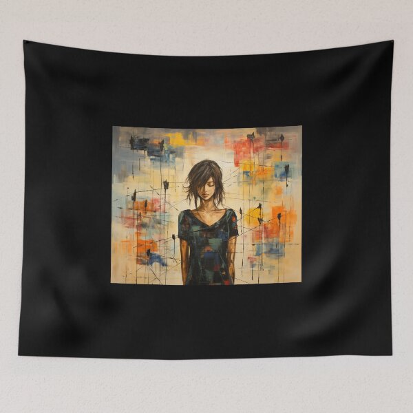 Item preview, Chica pensando en color designed and sold by UILOVE.