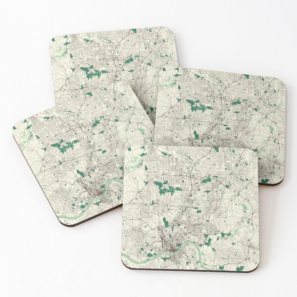 Item preview, Cincinnati Street Map designed and sold by mapsbymo.