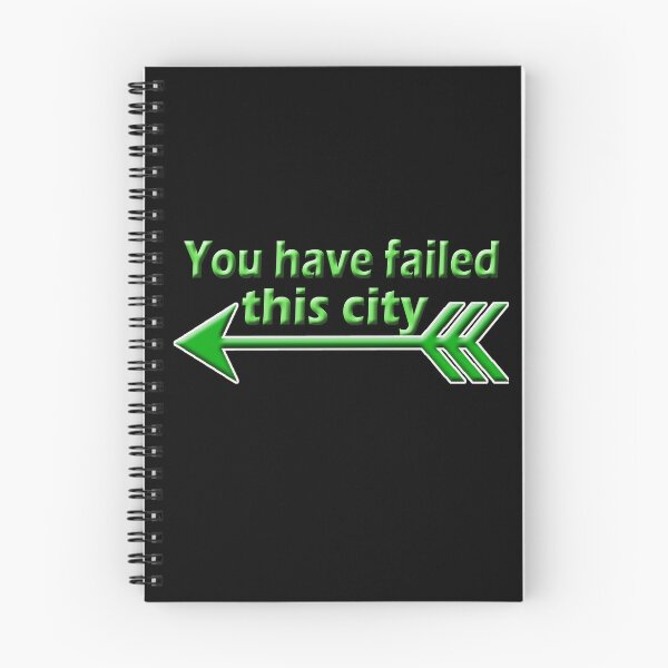 Item preview, you have failed this city designed and sold by White Tiger Designz .