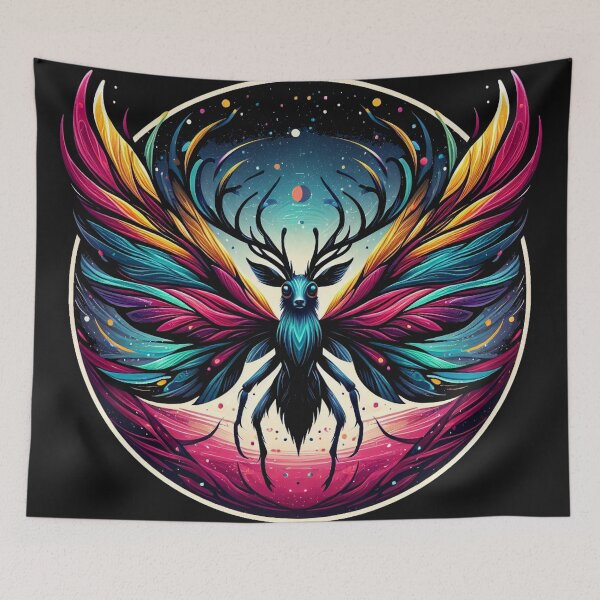 Item preview, Abstract colorful butterfly designed and sold by MiroArtAbstra.