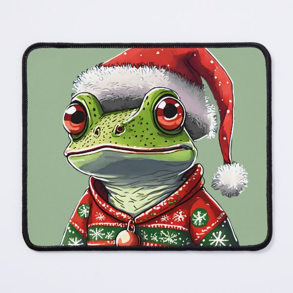 Item preview, aboriginal frog in christmas sweater designed and sold by emaotx.