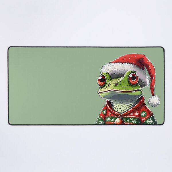 Item preview, aboriginal frog in christmas sweater designed and sold by emaotx.