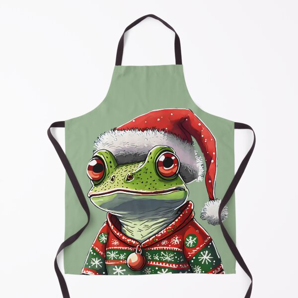 Item preview, aboriginal frog in christmas sweater designed and sold by emaotx.