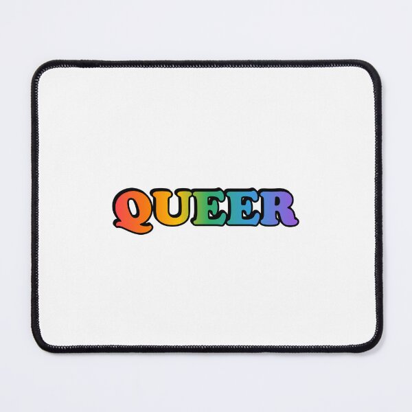 Item preview, Queer - rainbow gay pride flag colors - National Coming Out Day designed and sold by Inspirationmotivation.
