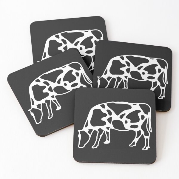 Item preview, Outline of cow grazing designed and sold by jsmerchshop.
