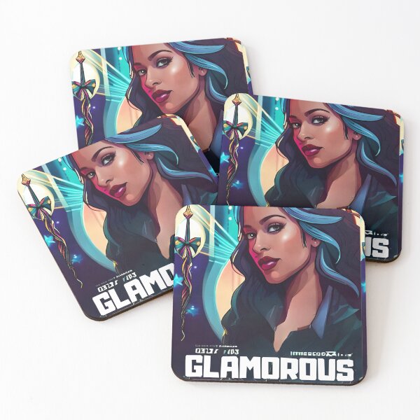 Item preview, Glam Girl Glamorous Motivation Inspirational  Fashion Woman Empowerment designed and sold by Melan Designs.